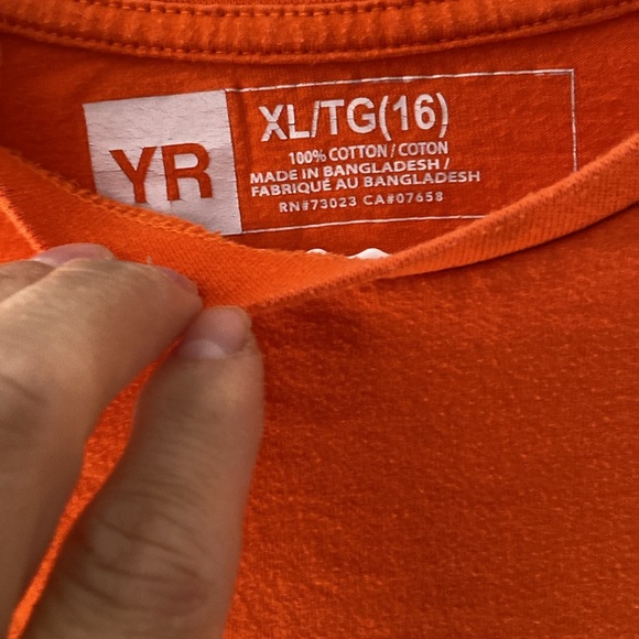 Boy’s orange Young & Reckless long sleeve top - Picture 3 of 8